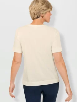 T-shirt à encolure ronde 64% coton