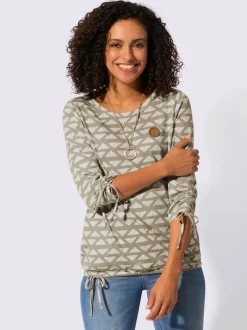 T-shirt à encolure ronde 50% coton et 50% modal