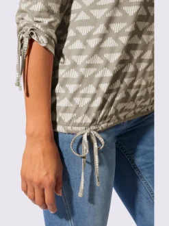 T-shirt à encolure ronde 50% coton et 50% modal
