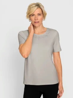 T-shirt à encolure ronde 50% modal
