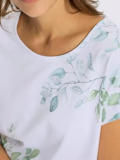 T-shirt à encolure ronde motif imprimé