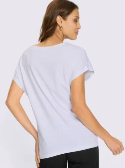 T-shirt à encolure ronde motif imprimé