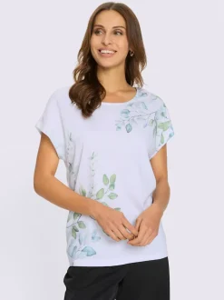T-shirt à encolure ronde motif imprimé