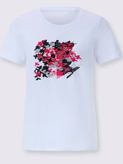 T-shirt à encolure ronde produit certifié ocs