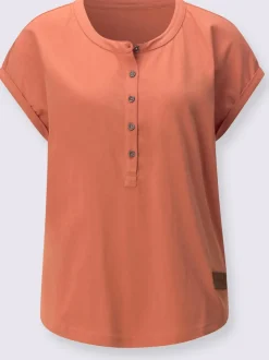 T-shirt à encolure ronde pur coton