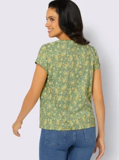 T-shirt à encolure ronde pur coton