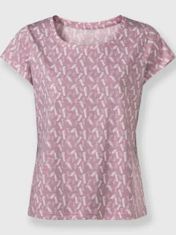 T-shirt à encolure ronde pur coton