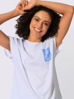 T-shirt à encolure ronde pur coton