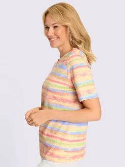 T-shirt à encolure ronde qualité coton doux sur la peau