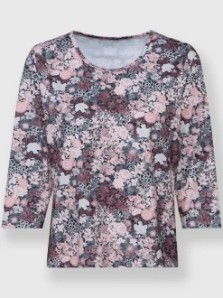 T-shirt à encolure ronde qualité extensible