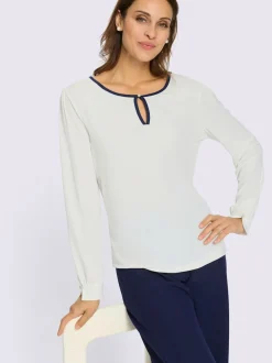 T-shirt à encolure ronde qualité fluide