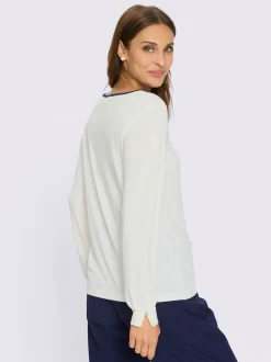 T-shirt à encolure ronde qualité fluide