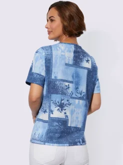 T-shirt à encolure ronde qualité jersey indéformable