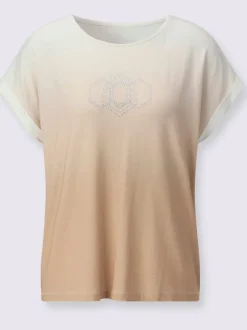 T-shirt à encolure ronde qualité viscose douce