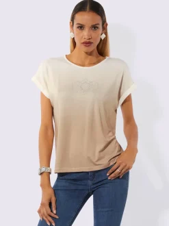 T-shirt à encolure ronde qualité viscose douce