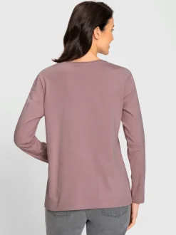 T-shirt à encolure ronde superbe broderie de cordonnet