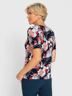 T-shirt à encolure ronde viscose