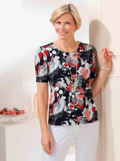 T-shirt à encolure ronde viscose