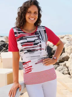 T-shirt à encolure ronde 95% viscose (ecovero)