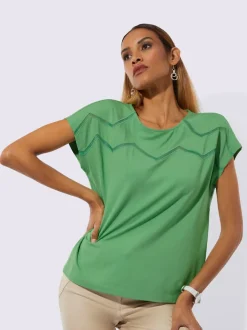 T-shirt à encolure ronde viscose (ecovero)