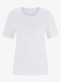 T-shirt en dentelle dentelle