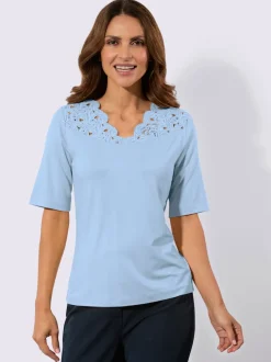 T-shirt en dentelle viscose