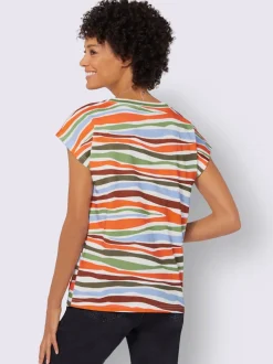 T-shirt en v pur coton