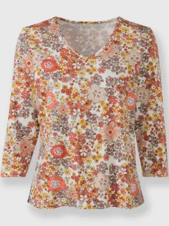 T-shirt en v viscose