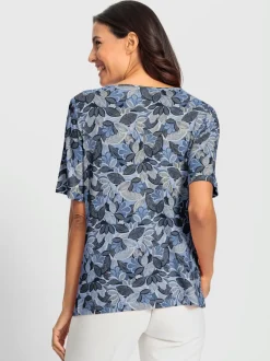 T-shirt imprimé avec viscose (ecovero)