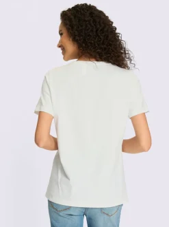 T-shirt imprimé en forme de cœur