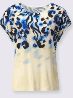 T-shirt imprimé 95% lyocell (tencel)