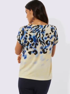 T-shirt imprimé 95% lyocell (tencel)