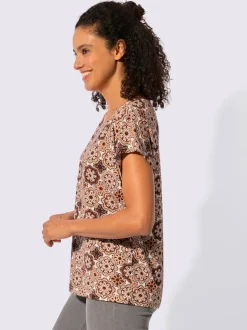 T-shirt imprimé viscose