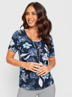 T-shirt imprimé viscose