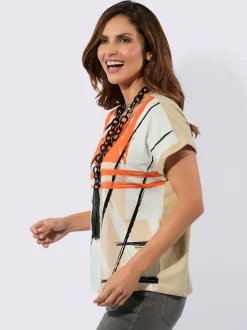 T-shirt imprimé 95% viscose (ecovero)
