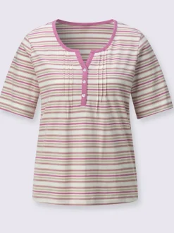 T-shirt joli motif à rayures