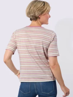 T-shirt joli motif à rayures