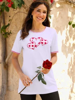 T-shirt long coupe longue affinante