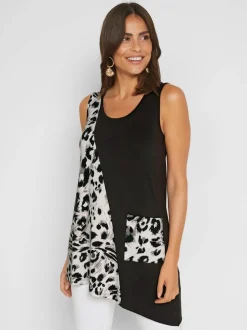 T-shirt long coupe longue affinante