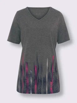 T-shirt long imprimé graphique