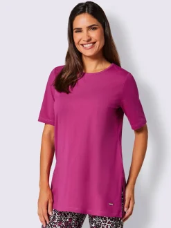 T-shirt long jersey fin