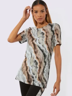 T-shirt long jersey fin