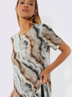 T-shirt long jersey fin