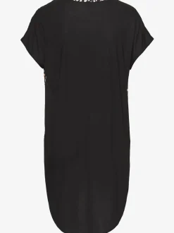 T-shirt long t-shirt à encolure en v