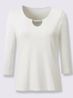 T-shirt à manches 3/4 avec viscose (ecovero)