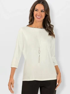 T-shirt à manches 3/4 50% coton