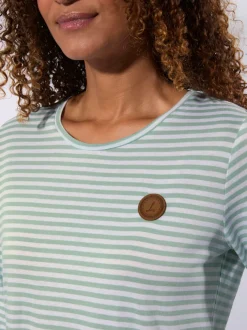 T-shirt à manches 3/4 50% coton et 50% modal