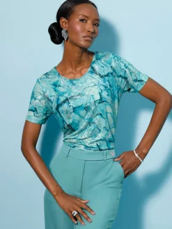 T-shirt à manches courtes avec viscose (ecovero)