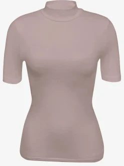 T-shirt manches courtes col montant