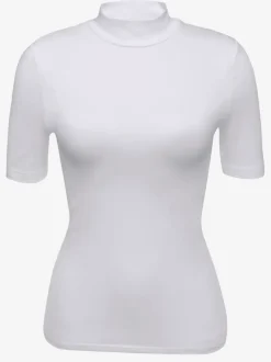 T-shirt manches courtes col montant